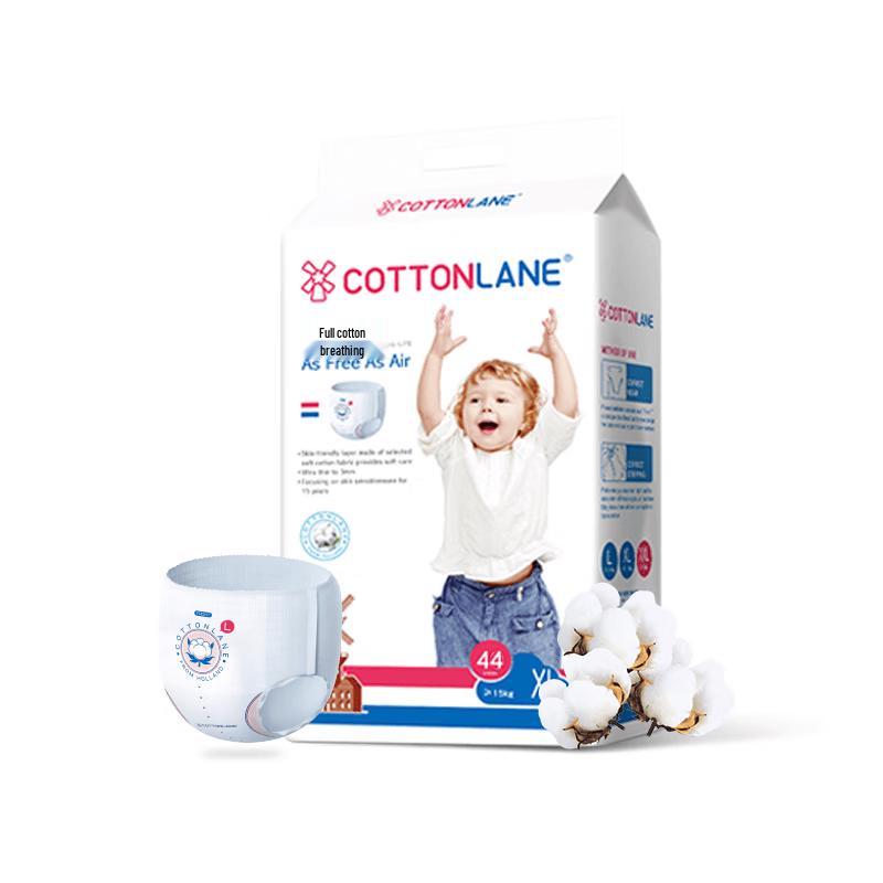 Cotton Breathable Freedom Series Ultra-Thin Baby Pull-Up Diapers