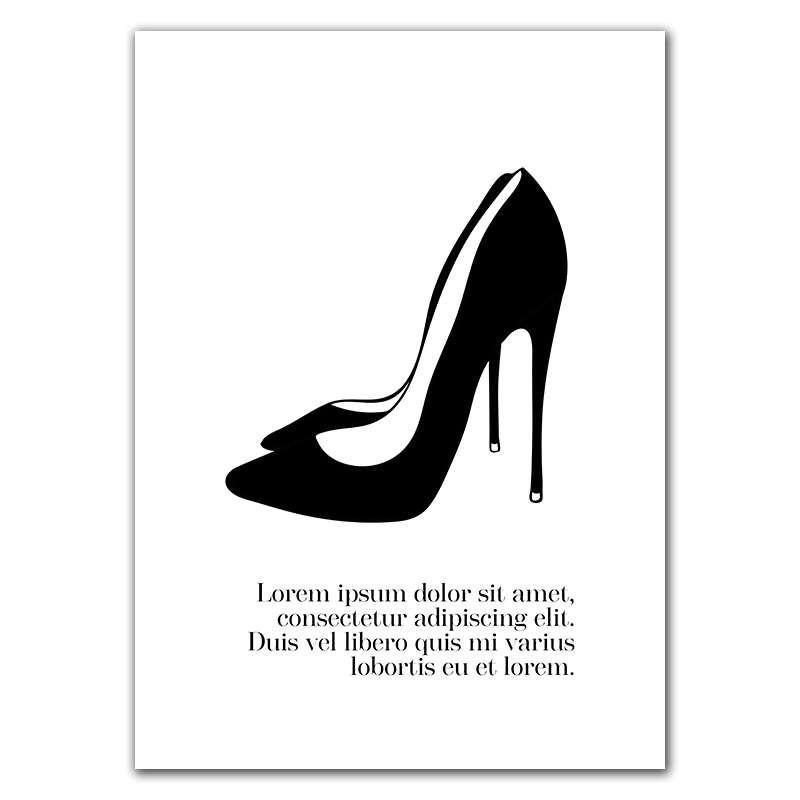 Ögonbryn Naglar Salong Skönhet Smink Modern Väggkonst Dukmålning Nordiska flickskor Affischer och utskrifter Bilddekor HD3153