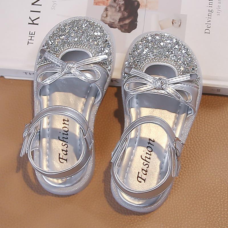 2026 Summer Princess Crystal Shoes for Women & Girls: Closed-Toe, Soft Sole Sandals for Children & Toddlers 23