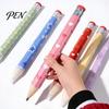 Oversized Pencil Gift Giant Pencil, Extra Large Writable with Colorful Cute Stationery Pattern Printed, for School Office Supplies Jumbo Novelty