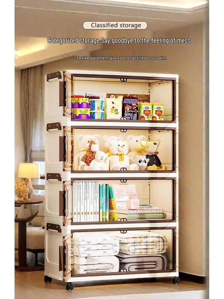 Armadietti e Organizer Pieghevoli Premium per la Casa - Guardaroba per Bambini, Scaffalature per Oggetti Vari e Scatole portaoggetti
