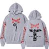 Hot Rock Band Mayhem Double Sided Print Hoodie Men Women Death Black Metal Sweatshirt Male Retro Gothic Punk Oversized Hoodies