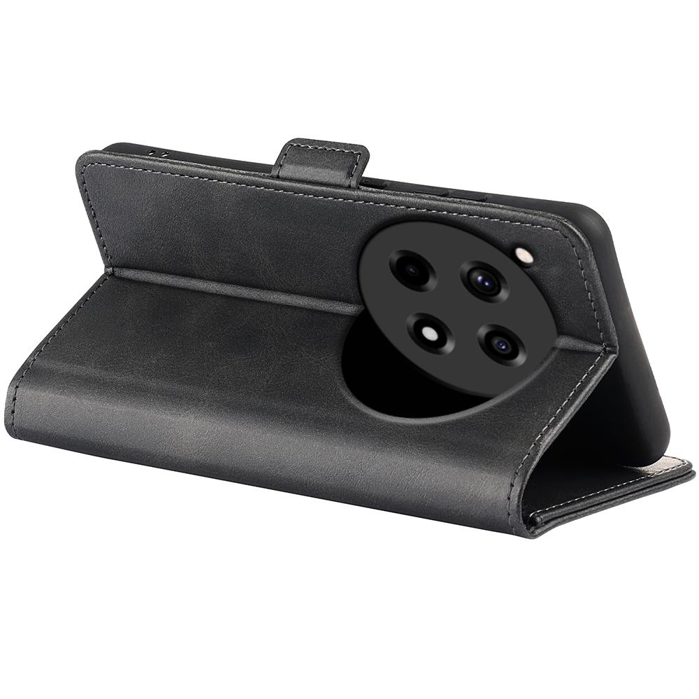 Чехол-кошелек из кожи с двойной магнитной застежкой для OnePlus 12R 5G/Ace 3 5G