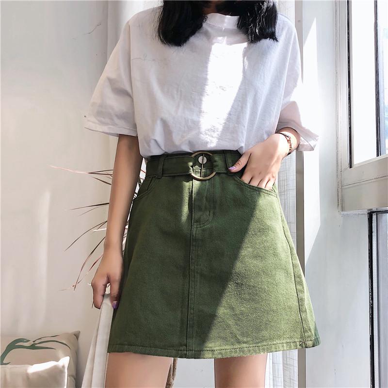 Buy Summer Women Jeans Skirt A-Line 