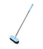 Long Handle Scrub Brush with Stiff Bristles for Deep Cleaning Hard-to-Reach Areas Floor and Tile Scrubber with Durable Metal Handle and Ergonomic Grip