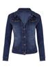 European Autumn/Winter Slim Fit Stretch Denim Motorcycle Jacket