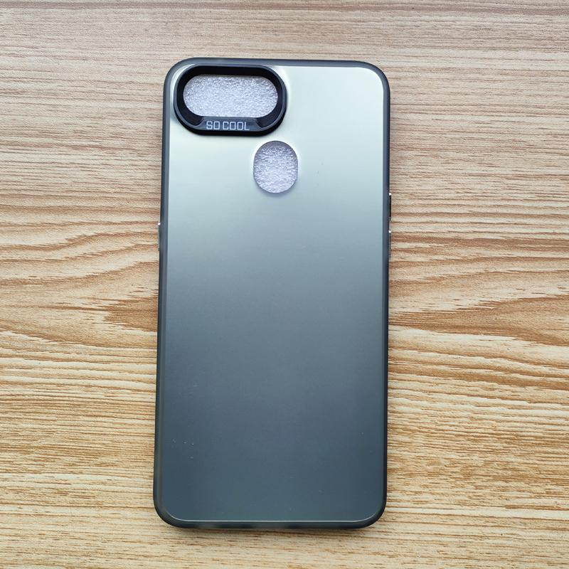 For OPPO A12 Case oppo A5S Phone Case OPPO A7N A7X Ax7 A12S F9 F9 Pro Cover Realme 2 Pro u1 Luxury Metallic Aurora Matte Cover