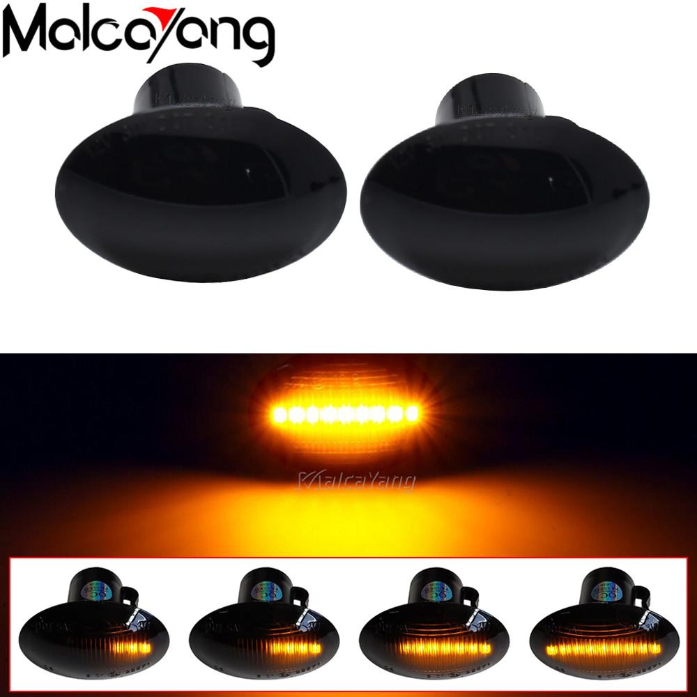 

Car Led Dynamic Side Marker Turn Signal Light for Fiat 500 Ford KA Lancia Lybra Ypsilon Maserati GranCabrio Granturismo Alfa 4C