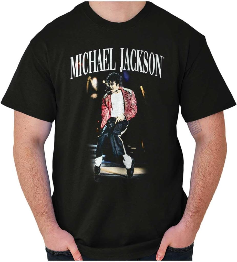 Michael Jackson Thriller Toe Stand Graphic design100 cotton summer Oneck short sleeve casual printed Unisexs Tshirt
