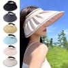 UPF 50+ Empty Top Sun Hat Foldable Sun Cap New Sunscreen Hat