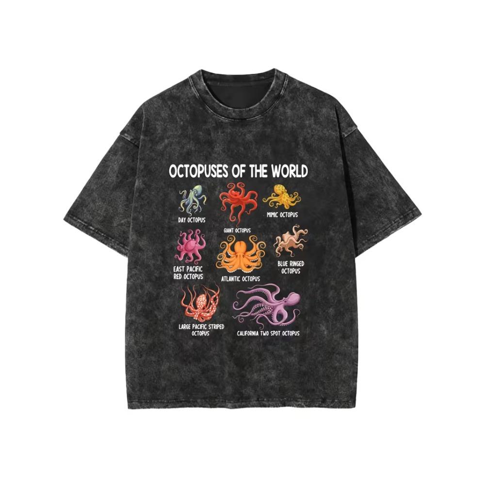Vintage Cute Chicken Breeds Print T-Shirt Funny Farm Animal Graphic Casual Crew Neck Short Sleeve for Men Women Summer Wear Daily Wear Cool Top