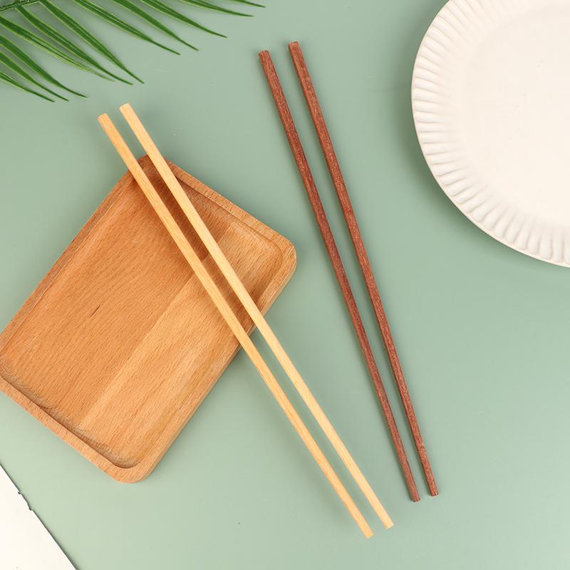 1Pair 2Colors 32Cm Long Size Deep Fry Noodle Chopsticks Food Sticks Chinese Style Lengthen Hot Pot Wooden Cooking Chopsticks