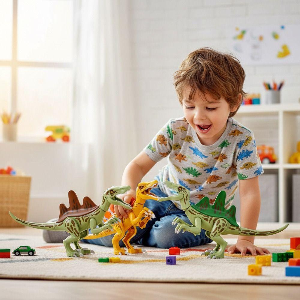 Assemble Model Dinosaur Building Blocks Mini Size Carnotaurus Building Blocks  Educational Play