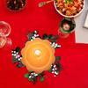 Weihnachts-Kerzenring Handgefertigte Dekoration für Geburtstag Tür Jubiläen Stilvoll A