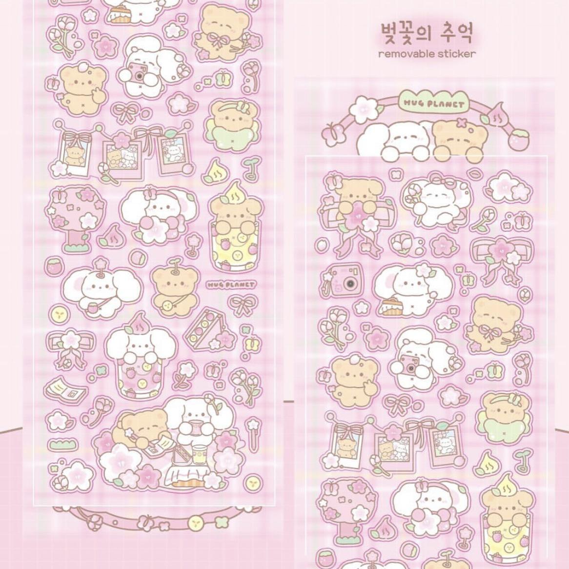 Korean Cute Doodle Puppy Stickers - Korean Style Guka DIY Decoration Material Stickers
