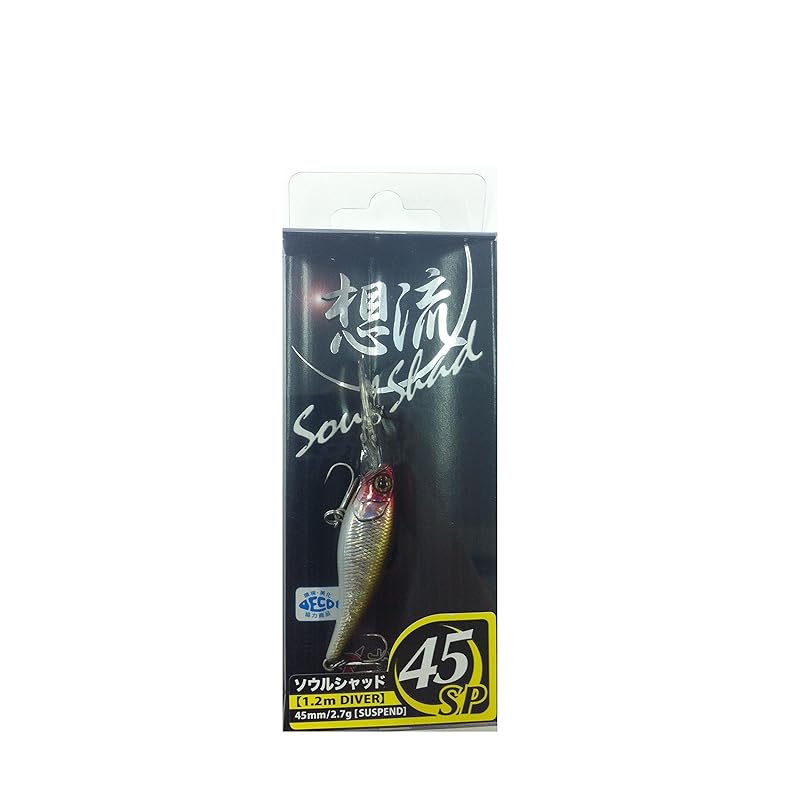 

JACKALL shad soul shad SP 2.7g 45mm HL flash crown