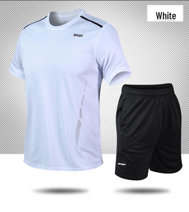 Men's 2023 Summer Loose Fit Quick-Dry Sports Two-Piece Set