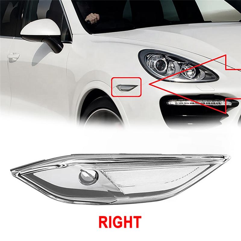 A03Z-Car Front Side Fender Light Turn Singal Marker Light Fit For Porsche Cayenne 958 2011-2014 95863107100, 95863107200