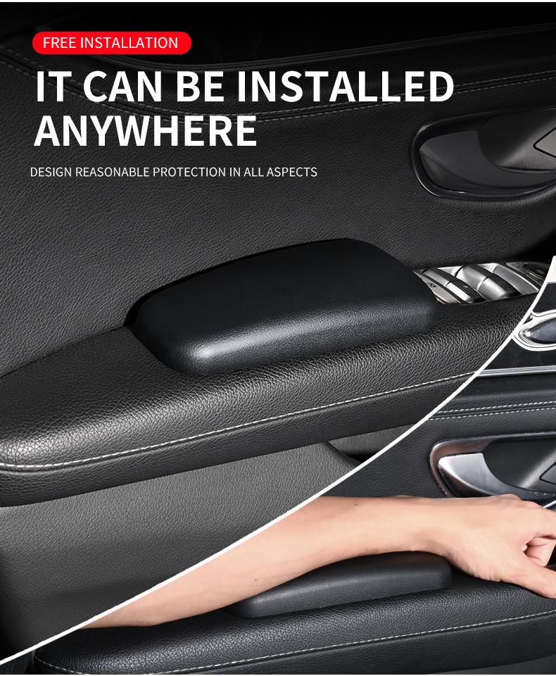 Car Armrest Pad Car Knee Pads Leg Pads Car Leg Rests Knee Pads Auto Armrest Car Main Driver Door Heightening Pad Elbow Support Knee Pad