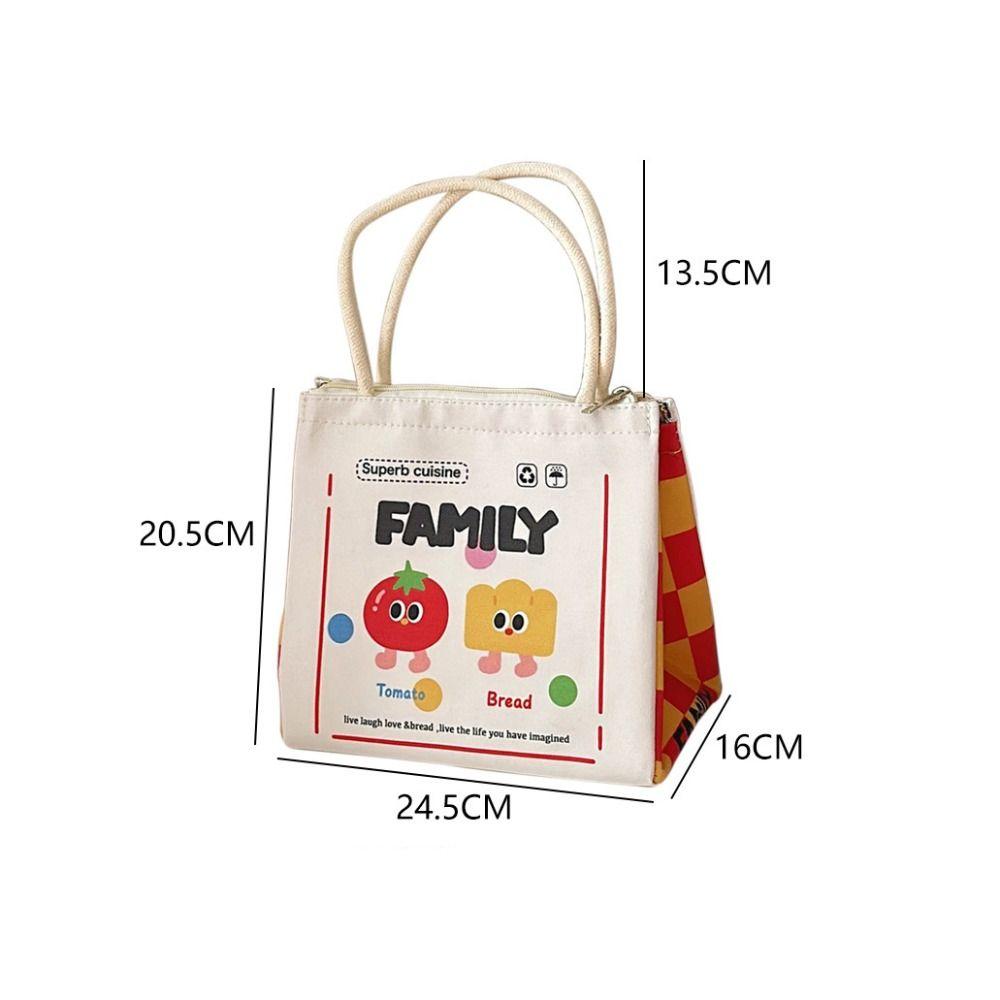 Kawaii Capybara Thermal Lunch Bag Insulated Portable Food Storage Bag Cartoon Lunch Box For Women Girl Kids