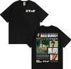 Rapper Bad Bunny Album Cover Grafik T-Shirt Debi Tirar Mas Fotos DTMF T-Shirts Unisex Damen Hohe Qualität Freizeit 100% Baumwolle T-Shirt