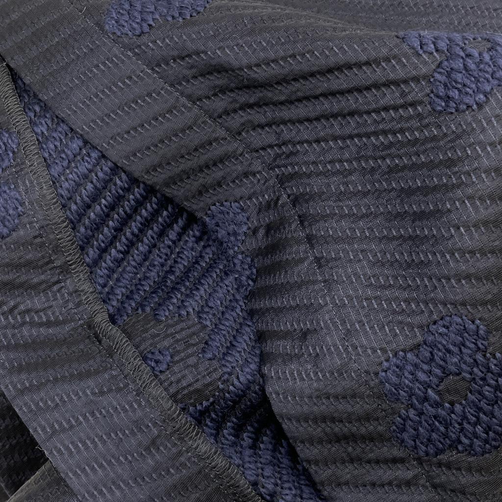 tricotCOMMEdesGARCONS TF-S013 2020 Navy Floral Embroidered Modified Skirt Skirt M NavyUsed