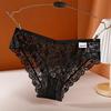 Women Lace Underwear Breathable Briefs Seamless Sexy Hollow Mesh Triangle Panties