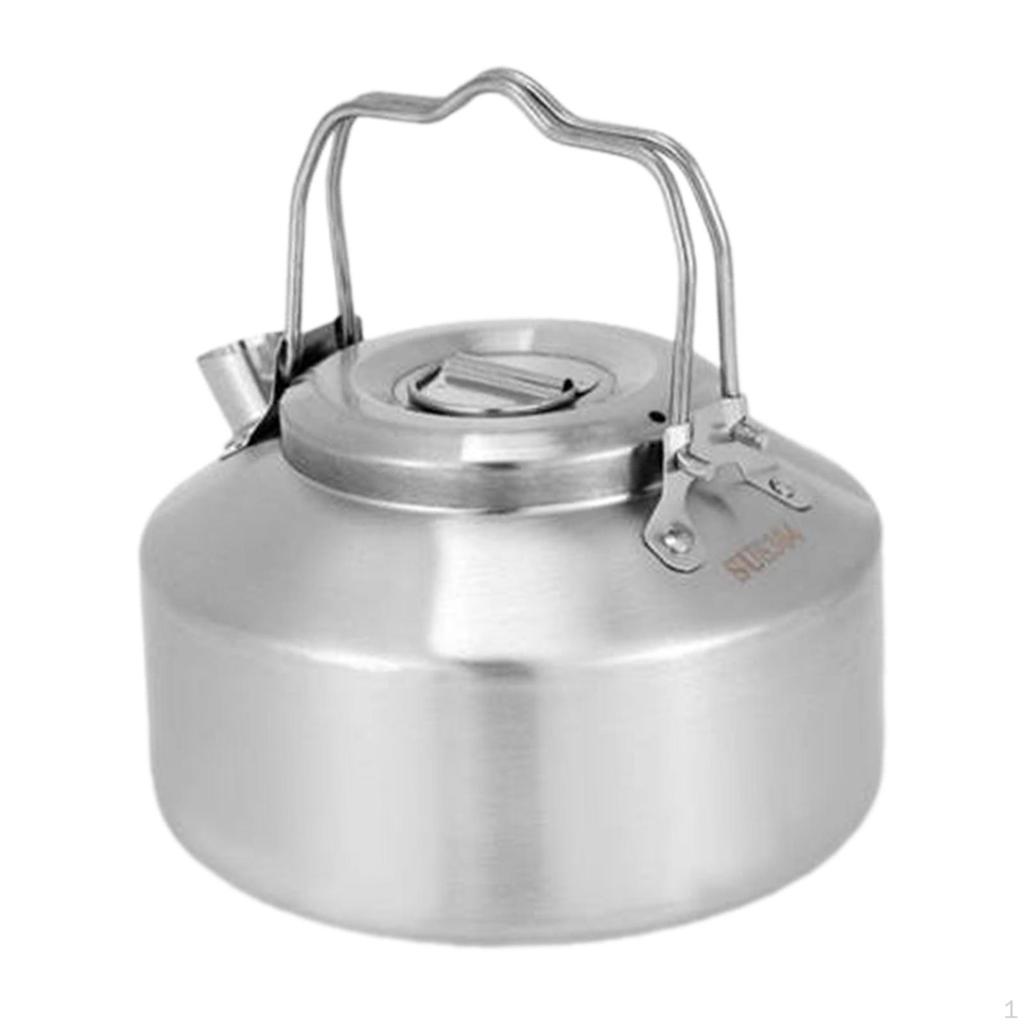 Camping Water Kettle Tea Pot for Boiling Portable Open Fire Compact Teapot