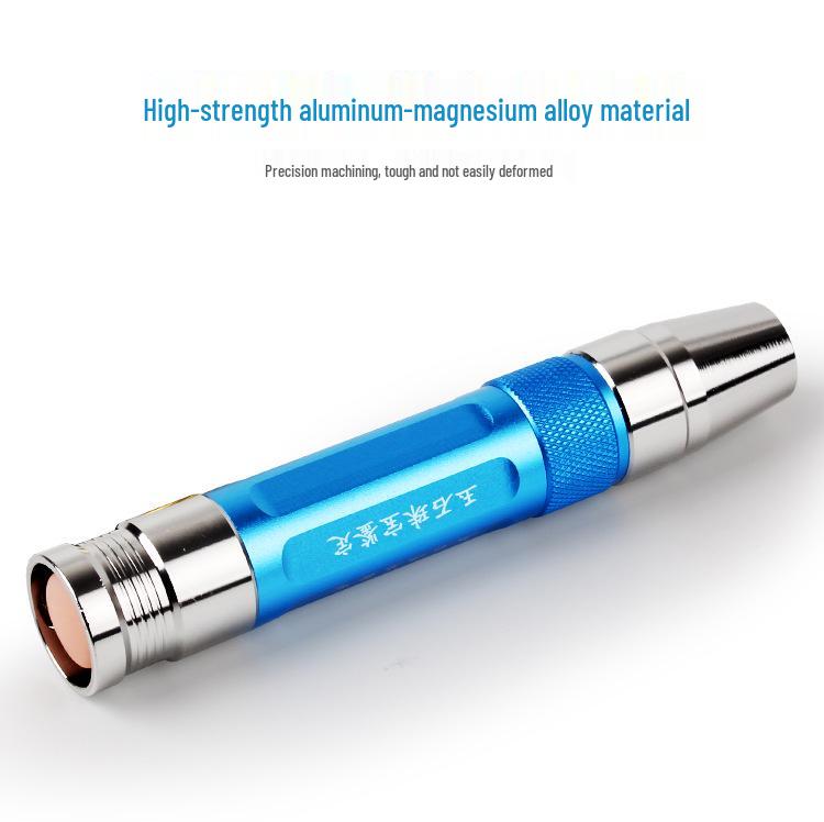 Three-Light LED Jade & Jewelry Identification Flashlight - 365nm UV Purple Lamp for Professional Gemstone and Artifact Testing