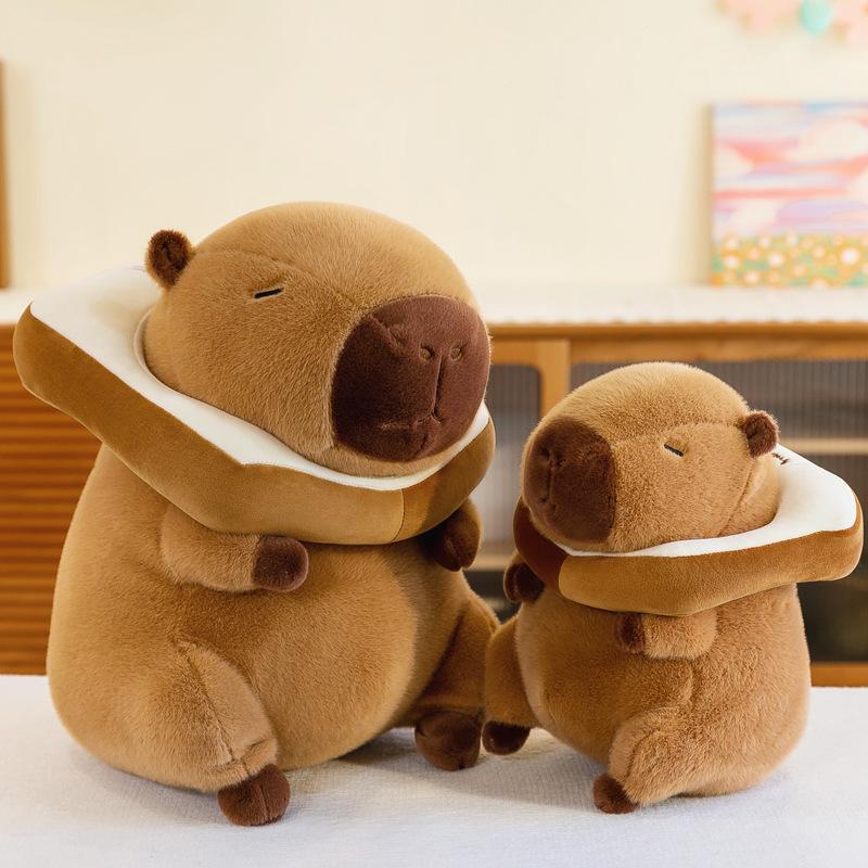 New Toast Capybara Plush Toy Doll Cute Children's Birthday Gift Kapibara Capybara Guinea Pig Doll