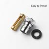 Brass Automatic Water Stop Connector for Washing Machine Faucet Leakproof Quick Adapter