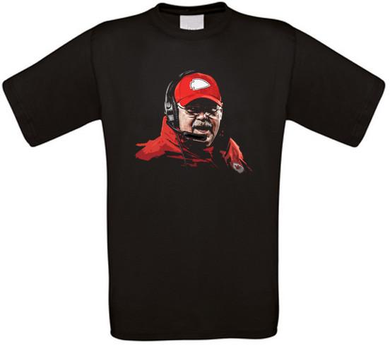 

Andy Reid Kansas Città Football Americano TShirt Unisex T-Shirt S