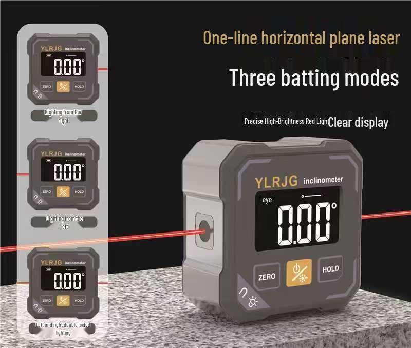 Digital Inclinometer Level with Strong Magnetic Base and HD Display