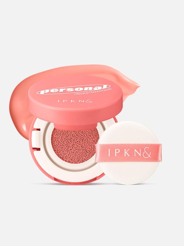 IPKN Personal Tone Cushion Blusher - Dear Coral 1ea