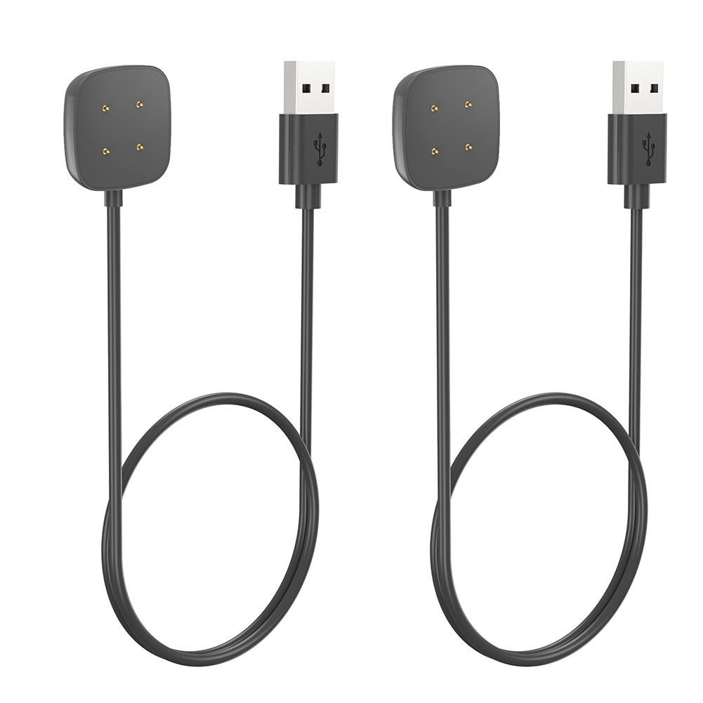 2/1PCS For Fitbit Versa 3 / 4 Smart Watch Replacement USB Charging Cable Adapter For Fitbit Sense 2 Charger Smart Accessories
