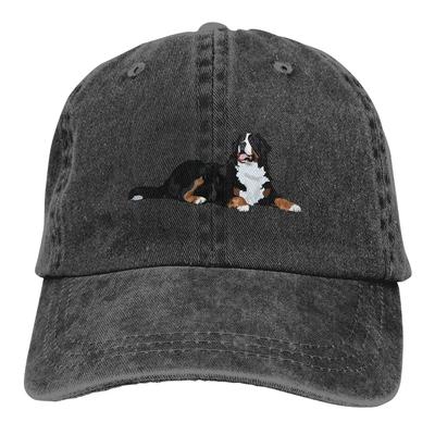 Chien de montagne bernois Imprimé Motif Chapeau Réglable Cowboy Coton Casquette de baseball