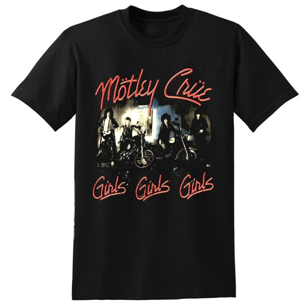 

MOTLEY CRUE - GIRLS GIRLS GIRLS ОБКЛАДИНКА АЛЬБОМУ CD #2 Офіційна футболка LG Нова футболка унісекс для гарного настрою XL