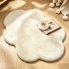 Weißer Kaninchen Plüsch Wolken Teppich Mädchen Schlafzimmer Nachttisch Bodenmatte Wohnzimmer Spiegel Vorderseite Wollmatte Ankleidezimmer Erkerfenster Matte