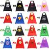 Superhero Cloak Adult Children Cape With Mask For Ultimate Halloween Costume Experience