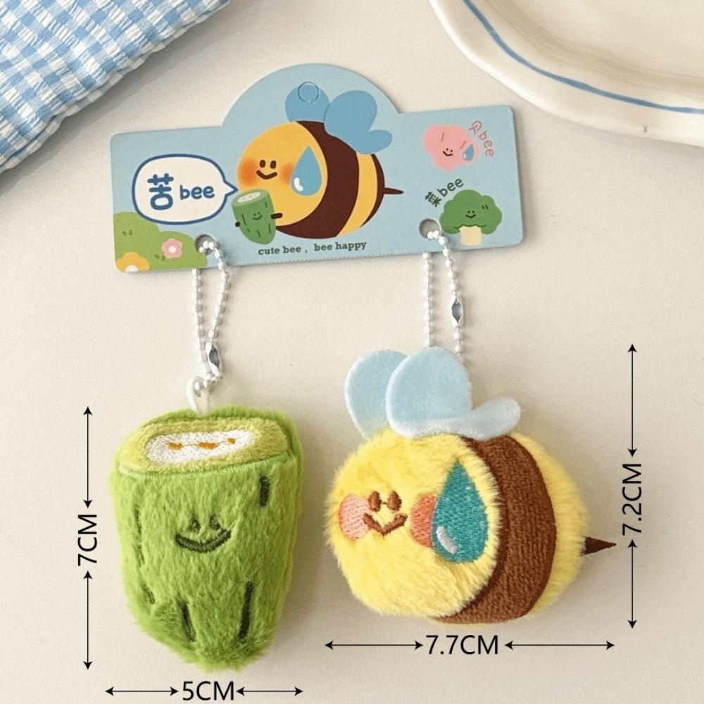 

2pcs Cartoon Animals Backpack Charm Shark Bitter Melon Bag Pendants Birthday Gifts A