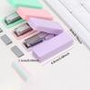 Candy Color Small Stapler Metal Manual Binding Tool Portable Bookbinding Machine  School Office