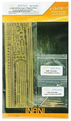 Infini Model IMP Series Japanese Navy Destroyer Torpedo Transport Rail Set for Ship Etching Parts Plastic Model Parts IMP3525 1/350 Kagero-class T/H