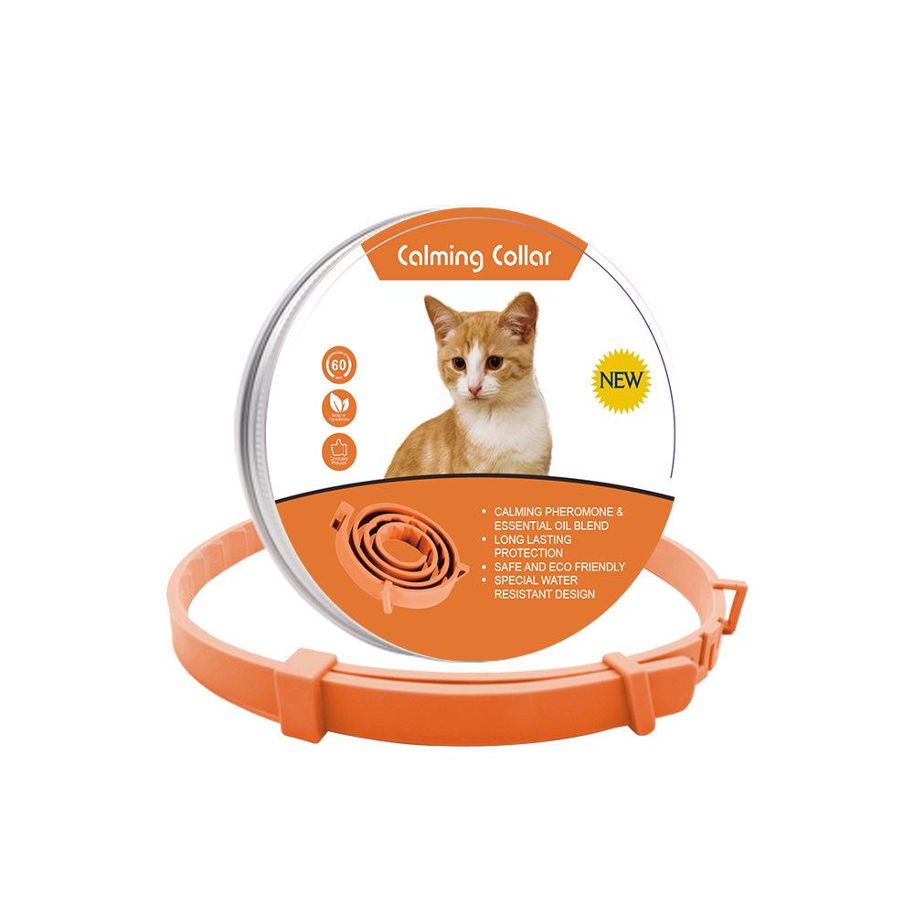 Pet Anti-Stress Pheromone Calming Collar for Cats and Dogs