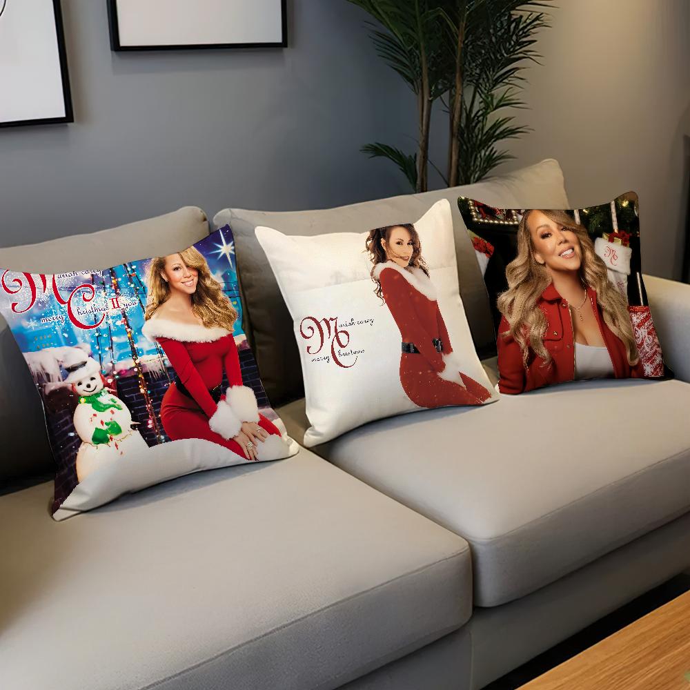 Singer M-Mariah Carey Comfortable soft Pillow Case for Sofa Living Room Home office Decor and Protective Covers