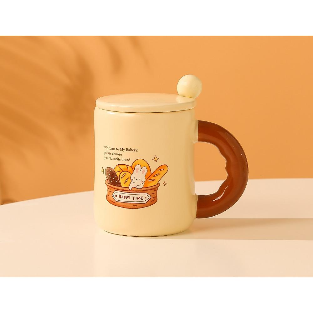 Milk Fufu Cute Rabbit Cup High Appearance Ceramic Cup Couple Cup Dormitory Drinking Water and Souvenirs