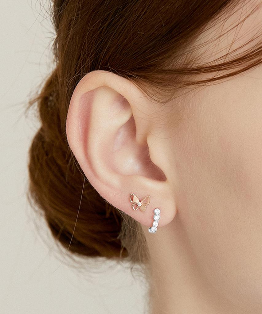 Jestina J.Livera 14K Single Earrings (Jjjteq1Bs037W4P00)