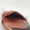 Used Good Condition Louis Vuitton Monogram Viennois Bi-fold Coin Purse with Aftermarket Chain