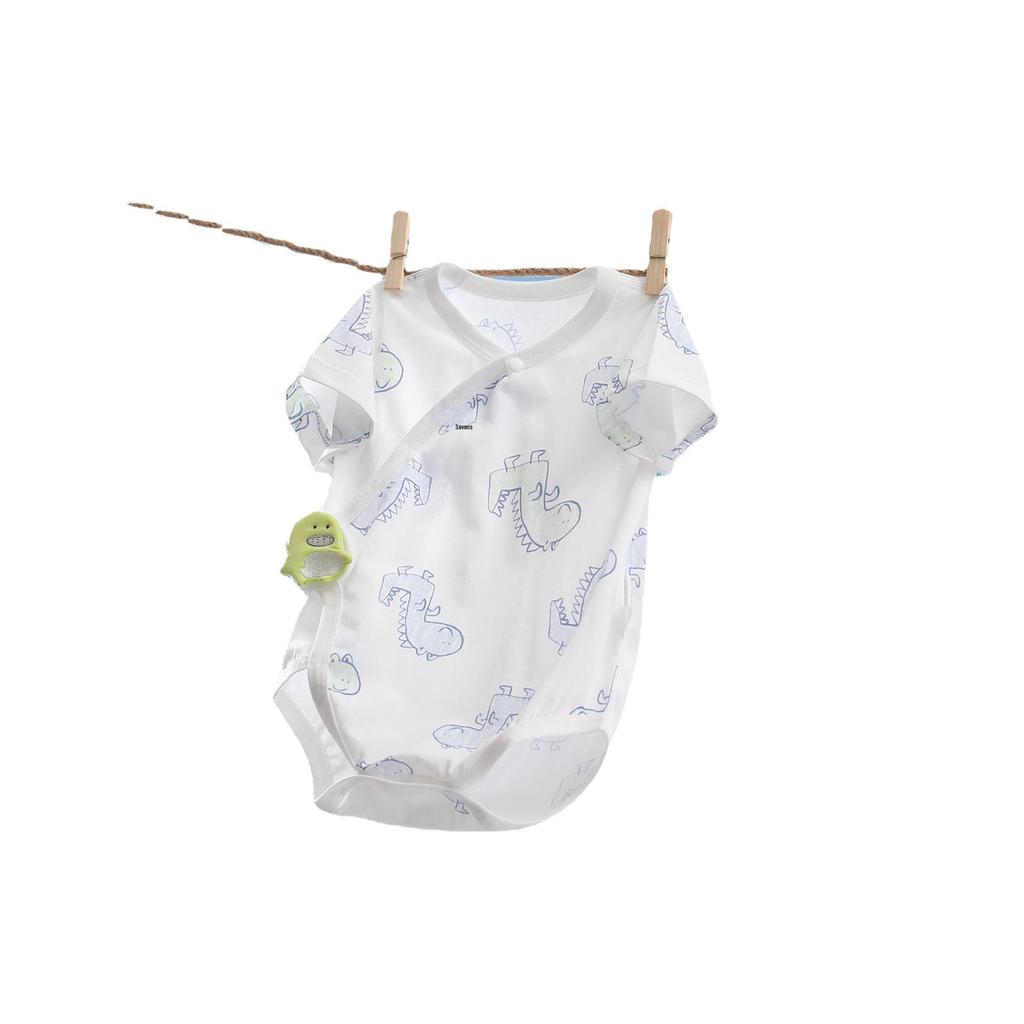 Unisex Newborn Short-Sleeve Bodysuit Pajamas
