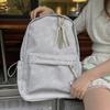 Schoolbag Starlight Fog Ash Low Saturation Polka Dot Star Backpack Student Party Daily Out on the Street Light Commuter Large Capacity School Bag