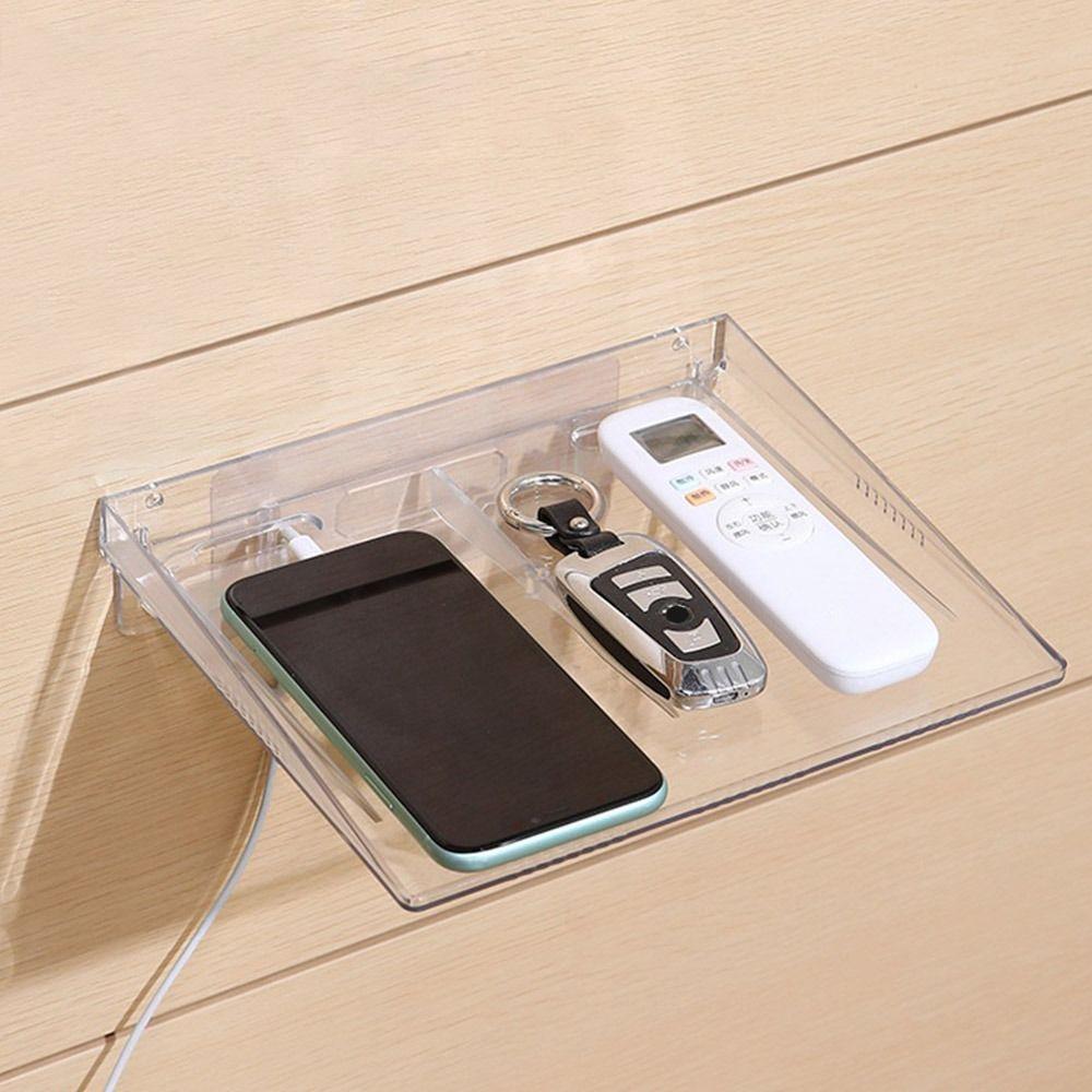 

2 шт. Компактная полка для хранения, настенный органайзер для шкафа, ванной комнаты, кухни, гостиной Large